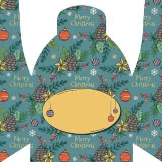 Słodkie kuferki - Szyszki i bombki